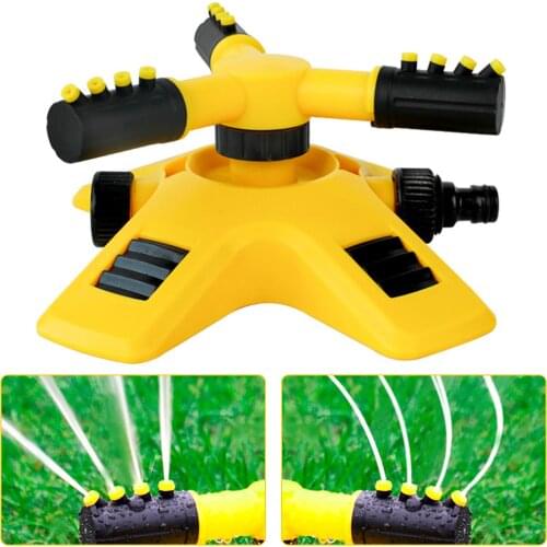 Garden Lawn Sprinkler Automatic Rotating Water Sprinkler Lawn Watering Irrigation Nozzle 360 Degrees for Yard Garden Lawn