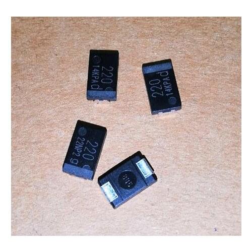 10pcs 220UF 2V 2.5V 4V 7.3MMX4.3MMX1.9MM EEF-SX0D221ER EEFCX0G221YR SPEC POLYMER SMD