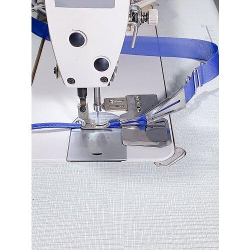 Industrial Multi-Functional 4 Fold Edging Slide Binder Hemming Device Presser Foot Flat Sewing Machine Accessories Presser Foot