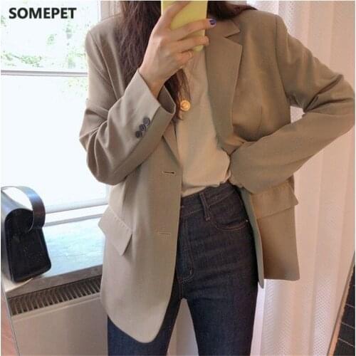 Женские пиджаки блейзеры Somepet China At AliExpress