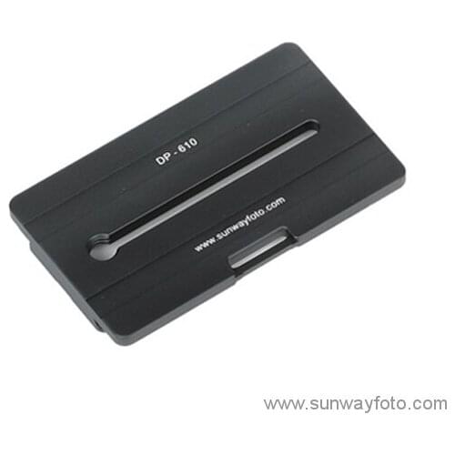 SUNWAYFOTO DP-610 Tripod Head Quick Release Plate for DSLR Camera Tripod Head Professional Aluminum Monopod Quick Release Plate