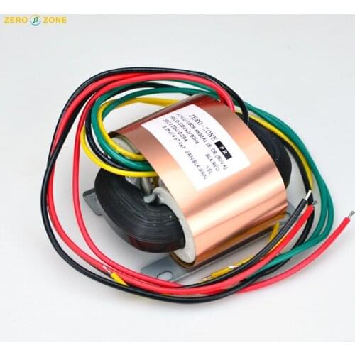 ZEROZONE 50VA HIFI Copper R-core Transformer 0-220V 3.15V-0-3.15V for PRT-11A