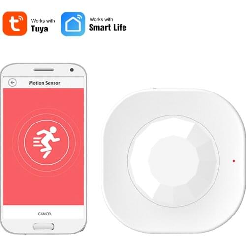 Tuya WiFi PIR Sensor Motion Sensor Wireless Infrared Detector Security Burglar Alarm Sensor Smart Life APP Control Smart Home