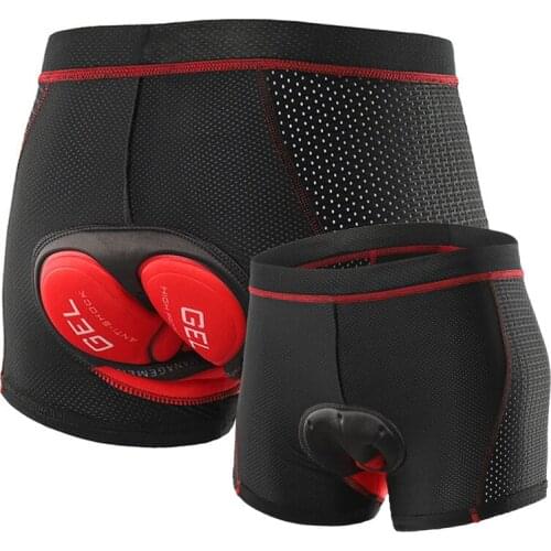 ARSUEXO Upgrade Cycling Shorts Gel 5D Pad Underwear Mountain Bike MTB Shorts Breathable Shockproof Road Bicycle Underpants