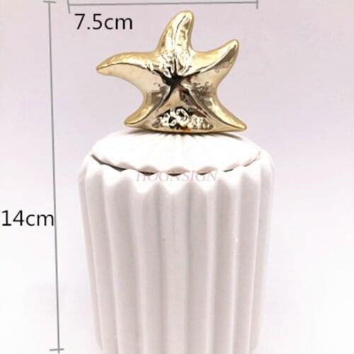 Wind Cotton Swab Storage Ceramic Toothpick Cotton Swabs With Lid Ceramic Small Pot Ornaments Small Objects Storage Tank Sale