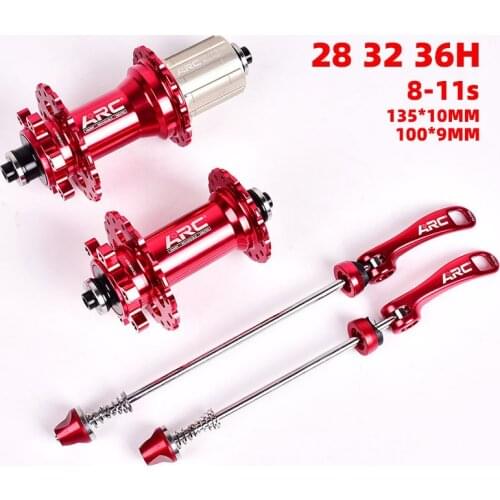 ARC Bike Hubs Sealed Bearing Disc Brake 28 32 36 Holes Hub 135*10mm QR 4 claws Mountain cycling Hubs 8 9 10 11 Speed MTB parts