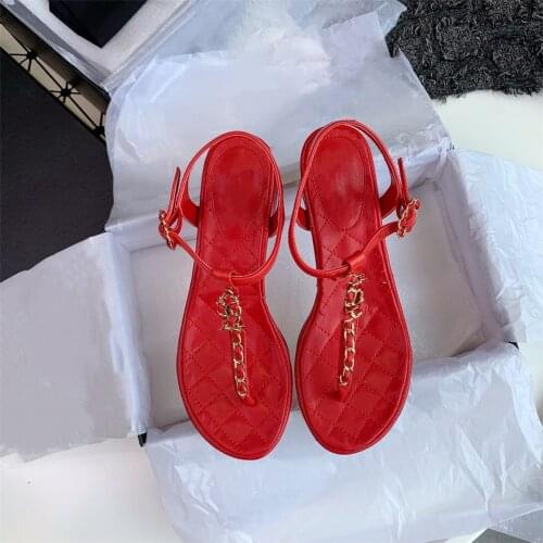 2021 New Womens Sandals Genuine Leather Shoes Hot Sell Summer Sandals Size 34-41 Mix Color Luxury Brand Designer Shoes