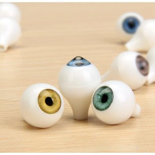 8pcs 16mm Round Acrylic Eyes Eyeballs For Doll or Puppets Mask DIY Accessory