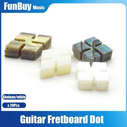 20pcs Diamond 5*2mm Acoustic Guitars Fingerboard Dot Abalone Fretboard Dot Inlay for guitar neck