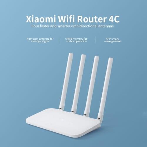 Xiaomi Wireless Router Smart Control High Speed Wide Coverage WiFi Internet Router 64MB 300Mbps with 4 High-gain Antennas