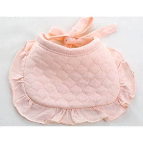 Baby Bibs For Moms Care Newborn Kids Girls Boys Pink Blue Yellow Cotton Triangle Children Feeding Burp Cloths Accessorie NTY0062