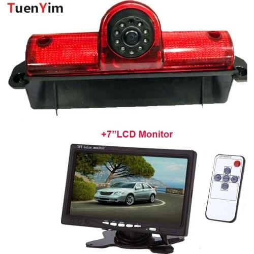 Brake Light Rear View Camera For GM Express & Chevy Savana cargo VAN Camera With 7Inch LCD Monitor 2In1 Parking Kit
