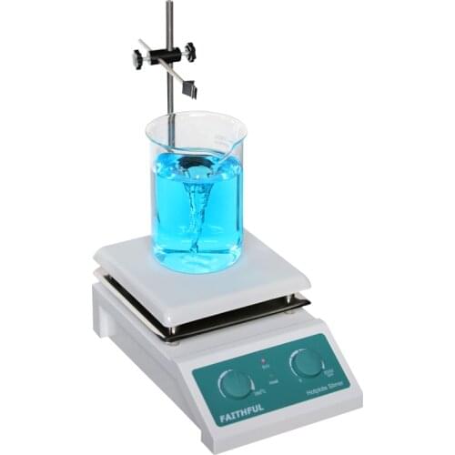 Laboratory SH-4 5000ml Magnetic Stirrer with Heating Stir Plate Magnetic Mixer Hotplate,19x19cm Ceramic Panel