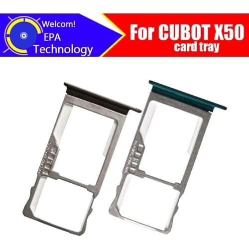 CUBOT X50 Card Tray 100% Original New High Quality SIM Card Tray Sim Card Slot Holder Repalcement for CUBOT X50