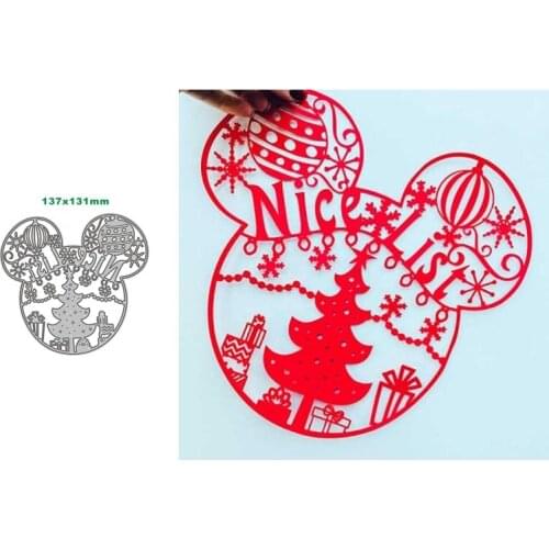 Metal Cutting Dies Christmas Tree for DIY Scrapbooking Decorative Embossing DIY Paper Cards