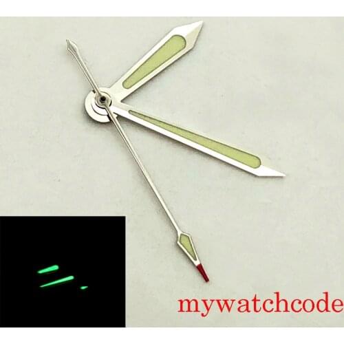 Fit MIYOTA 8215 8205 ETA 2824 2836 NH35 NH36 Automatic Movement Men Watch Hand Green Luminous