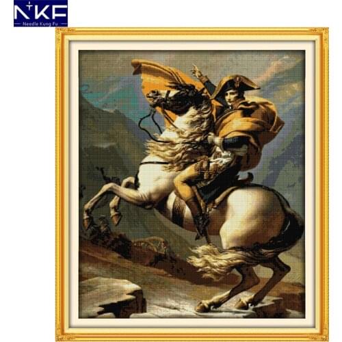 NKF Napoleon Cross Stitch Pattern Needlework Cross Stitch Kit Embroidery Cross Craft Cross Stitch for Home Decor