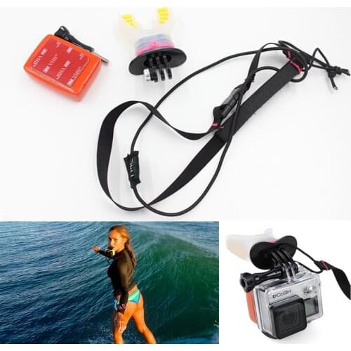 Mount Set Surf Snowboard Braces Connector Surfing Accessories For Gopro Hero2018 Hero7 6 5 4 3+ 3 session SJ4000 XiaomiYi Camera