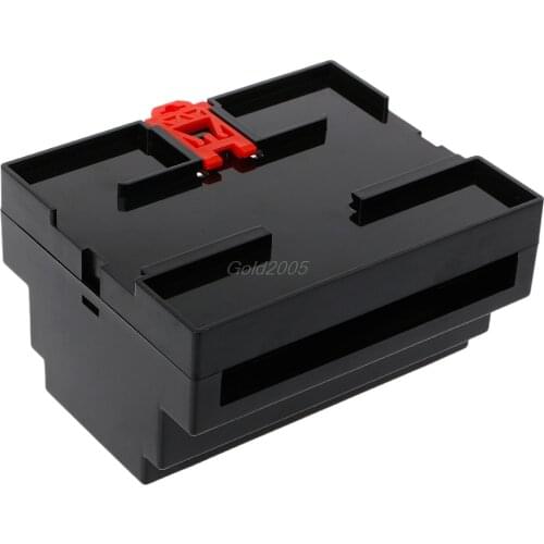 1Pc wall mount beige plastic din rail enclosure junction box electronic equipment enclosure industrial box 107*87*59mm G06