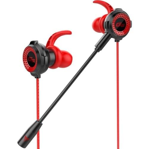 G20 Wired 3.5mm Plug Dynamic Gaming Earphones with Microphone for Phones/PC Wired Headphones