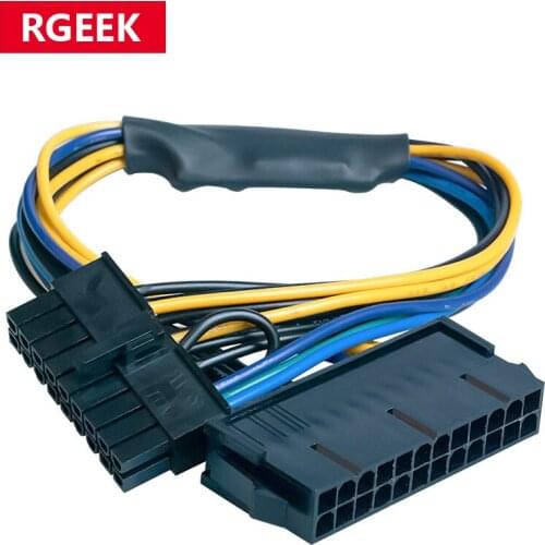PSU ATX 24Pin to 18Pin Adapter Converter Power Cable Cord for HP Z420 Z620 Desktop Workstation Motherboard 18AWG 30CM