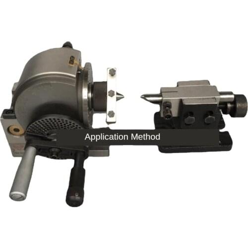 Universal Indexing Head Indexing Tailstock 4 Inch 5 Inch 6 Inch 8 Inch Machine Tool Attachment Simple Tailstock Retractable