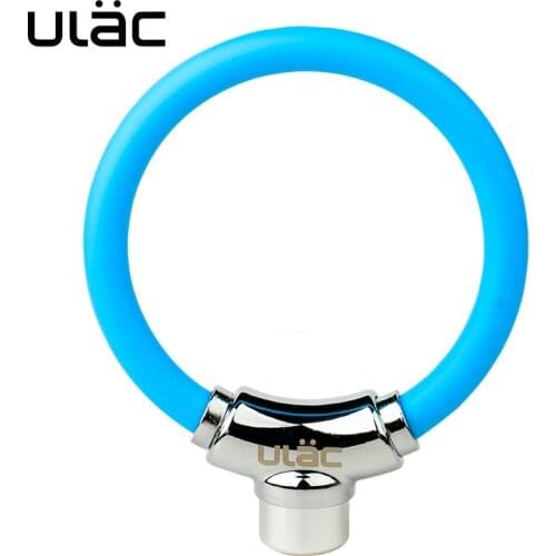 Bicycle Combo Lock Extended Spiral Cable 3 Digits Combination Resettable Light Weight Compact Size Portable ULAC K2S Lock