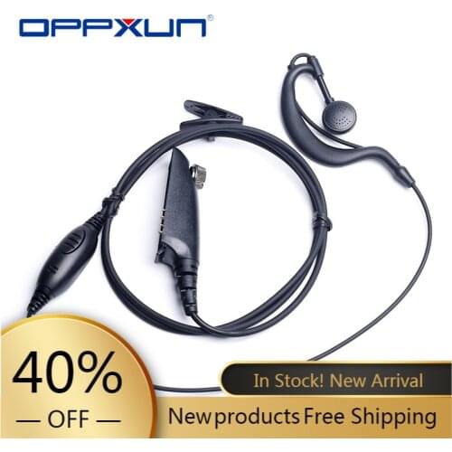 VOX PTT Earpiece Headset for Motorola HT750 HT1250 GP328 GP329 GP340 GP380 MTX850 PRO5150 Walkie Talkie Portable Radio Earhook