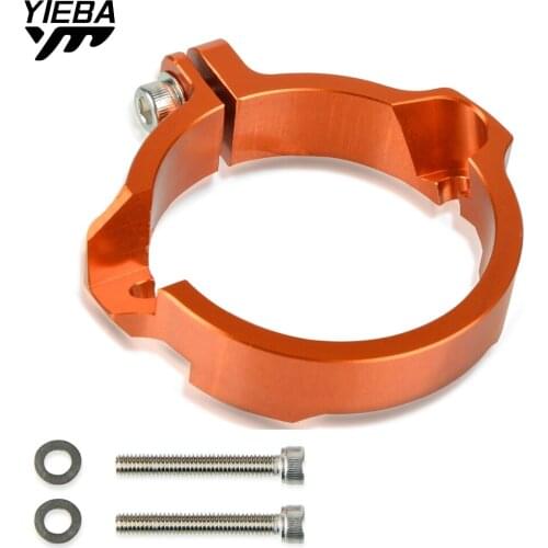 Exhaust Flange Guard/Exhaust Tip Muffler Pipe Clamp For Husqvarna TE TC TX 250 300 2017-2020 2019 2018 For 250 300 SX XC XCW