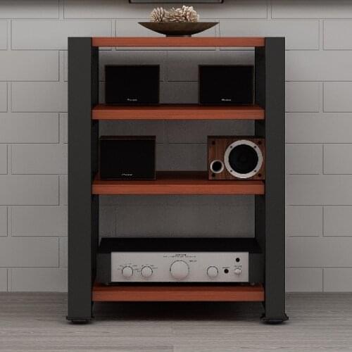 3layer Amplifier cabinet amplifier rack amplifier cabinet audio rack 234 layer audio equipment rack solid wood KTV metal