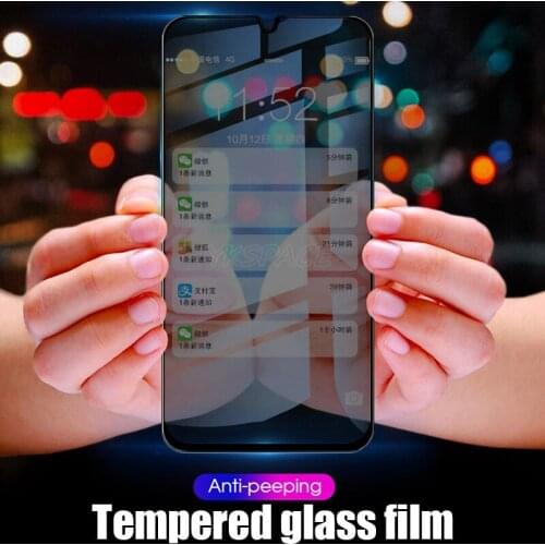 9H Full Privacy Screen Protector For Huawei Mate 10 20 Pro 20X 30 Lite Anti Spy Glare Peeping Tempered Glass High Definition