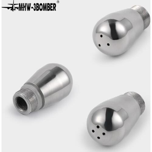 MHW-3BOMBER Coffee Machine Accessories Steam Head Four Holes Stainless Steel Barista Tools Latte Cappuccino Breville Lamarzocco