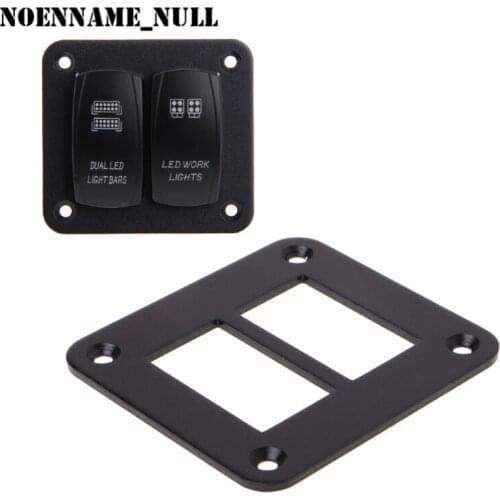 Aluminum Rocker Switch Panel 2/3/4/6 Way Housing Holder For Car Boat Auto Parts