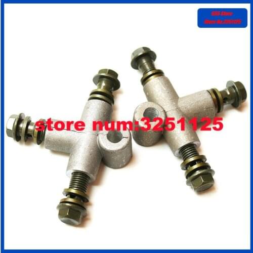 ATV 110cc -150cc Brake Coupling Tee Fitting Tee Connector 3way Adapter For Motorcycle Dirt Pit Bike ATV Brake System