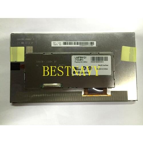 Free shipping 100% Original 7inch LA070WQ1(TD)(01)/ LA070WQ1-TD01 LCD display For Opel CDTI Navi 600 2012 Bosh GPS NAVI