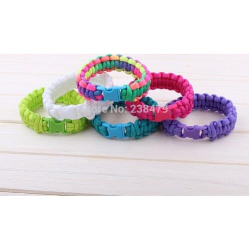 Paracord Survival Bracelet(custom size and colour)