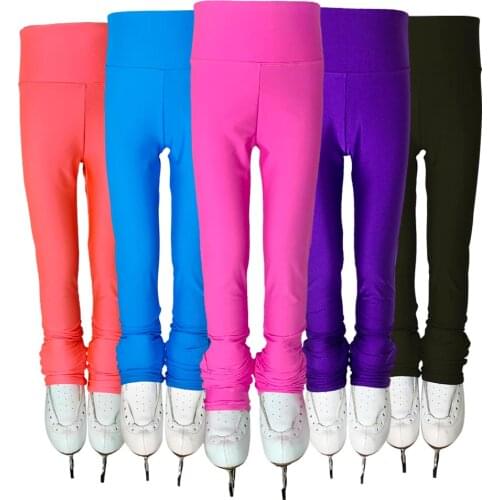 Kids ladies adult figure skating trousers, training pants,High-stretch spandex fabric.5 colors to choose from Cute and pretty
