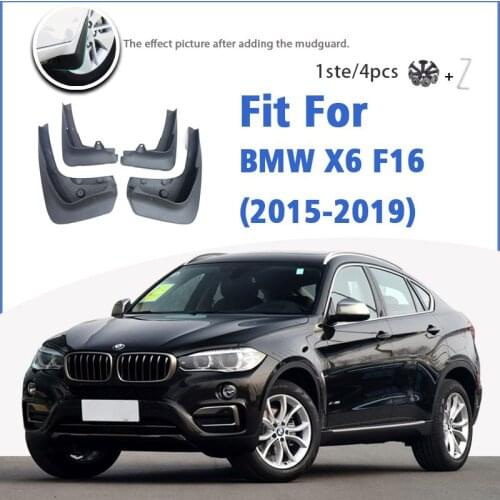 Mudguard For BMW X6 F16 2015 2016 2017 2018 2019 Front Rear Mudflaps Mudguards Car Accessories Auto Styline Splash Guard Fender