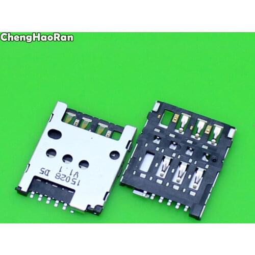 ChengHaoRan 2pcs SIM Card Reader Connector Holder SIM Tray Socket Module For Nokia Lumia 830 735 730 550 950 XL
