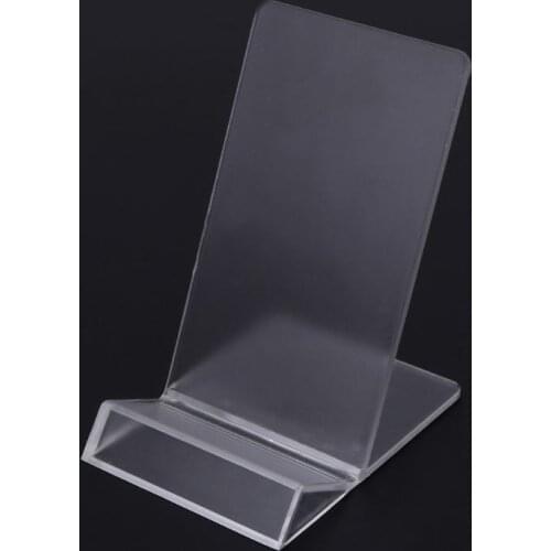 Phone Holder Tray Dasktop Acrylic Display Stand Mount Bracket Cradle Home Office for iPhone Samsung Huawei Kindle