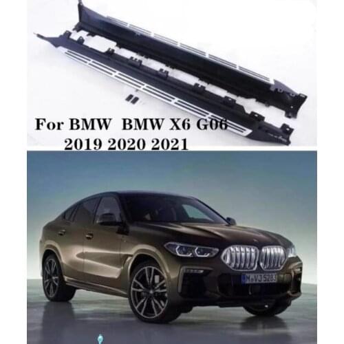 High quality Aluminum alloy Running Boards Side Step Bar Pedals For BMW X6 G06 2019 2020 2021