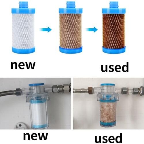 Kitchen Household PP Cotton Filter Element Small Activated Carbon Filter Shower Filter Faucet with Water Heater Washing Machine