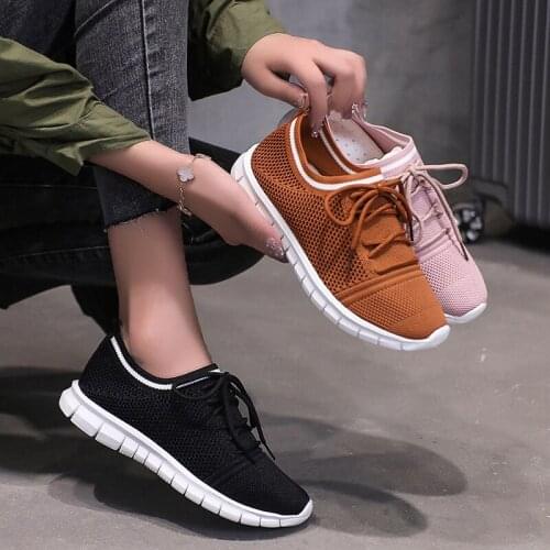 Women Casual Shoes Fashion Breathable Walking Mesh Flat Shoes Woman Sneakers Women 2021New Female Shoes Woman Vulcanize Shoes