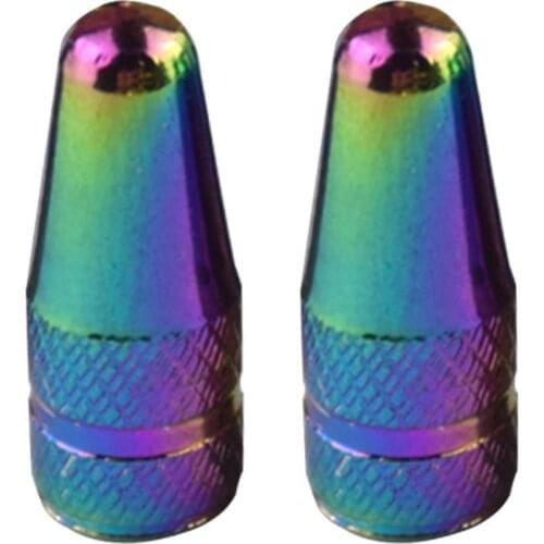 50% Hot Sale 2Pcs Bicycle Tyre Tire French Type Air Valve Cap Dust Cover for Giant Fixed Cog