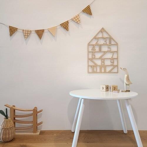 Forests Wooden Banners Baby Shower Decorations Birthday Party Decorations Wooden Bunting Birthday Flags