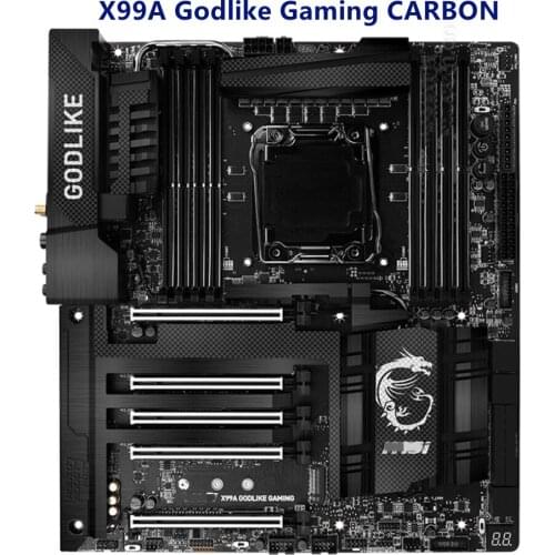 For MSI X99A Godlike Gaming CARBON Motherboard LGA 2011 V3 DDR4 For Intel X99A X99M Desktop Mainboard SATA III PCI-E X16 Used