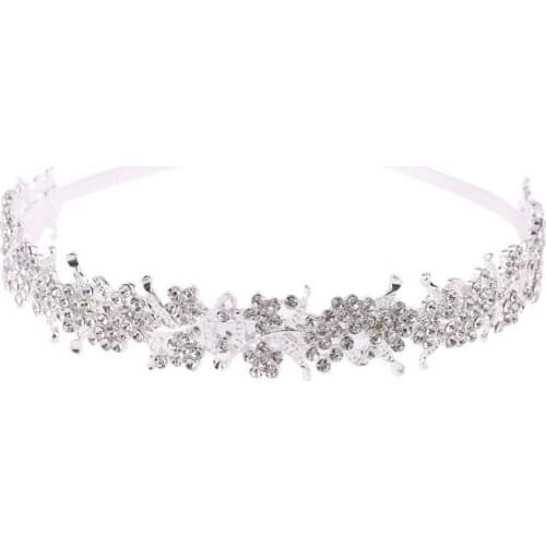 Twinkling Flower Leaf Wedding Bridal Flower Girl Tiara New Fashion