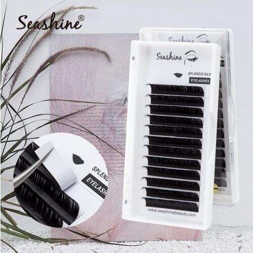 Seashine Individual Silk Eyelash Further Eyelash Extension Mink Individual Eyelash Extensions