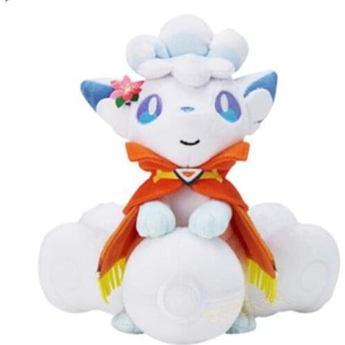 TAKARA TOMY PKM Plush Doll Pokemon Figure Vulpix White Fox Stuffed Toy PP Cotton Soft 30cm