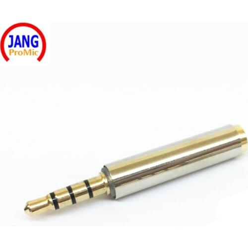 Professional Mobile Phone Microphone Adapter China Standard to USA Standard 3.5mm 4pole Stereo Earphone Connector for Most Phone